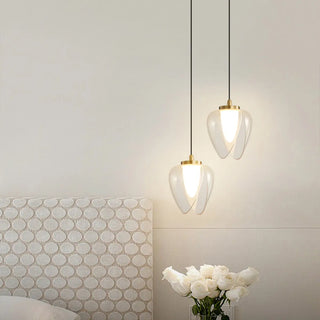 ZOWALA - Minimalist Bud Bedroom Adjustable Length Pendant Light Image - 13