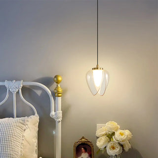 ZOWALA - Minimalist Bud Bedroom Adjustable Length Pendant Light Image - 3