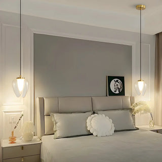 ZOWALA - Minimalist Bud Bedroom Adjustable Length Pendant Light Image - 6