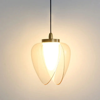 ZOWALA - Minimalist Bud Bedroom Adjustable Length Pendant Light Image - 9