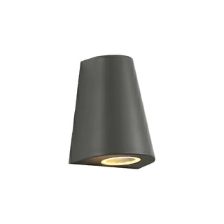 Black Modern Cone Metal Exterior LED Wall Light Zawala Image - 6