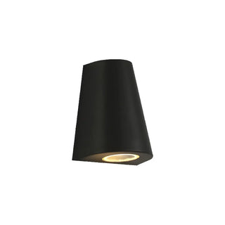 Black Modern Cone Metal Exterior LED Wall Light Zawala Image - 7