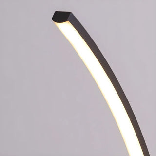 Stylish Minimalist Curved Linear Metal Table Lamp Zawala Image - 13