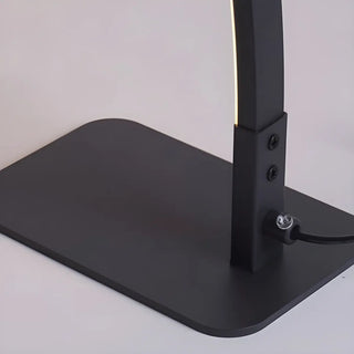 Stylish Minimalist Curved Linear Metal Table Lamp Zawala Image - 14
