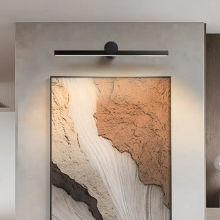 ZOWALA - Minimalist Black Linear LED Vanity Wall Light Image - 1