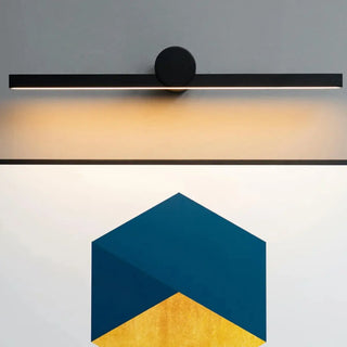 ZOWALA - Minimalist Black Linear LED Vanity Wall Light Image - 13