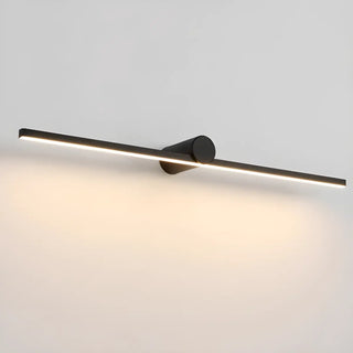ZOWALA - Minimalist Black Linear LED Vanity Wall Light Image - 2