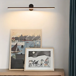 ZOWALA - Minimalist Black Linear LED Vanity Wall Light Image - 3