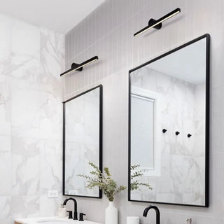 ZOWALA - Minimalist Black Linear LED Vanity Wall Light Image - 4