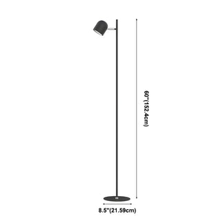 Living Room Modern Minimalist Dome Metal Floor Lamp Zawala #size