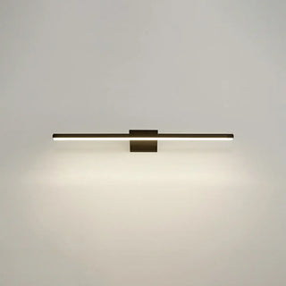 Minimalist White Linear Metal Vanity Light Fixture Zawala Image - 11