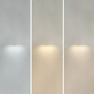 Minimalist White Linear Metal Vanity Light Fixture Zawala Image - 17