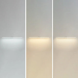 Minimalist White Linear Metal Vanity Light Fixture Zawala Image - 19