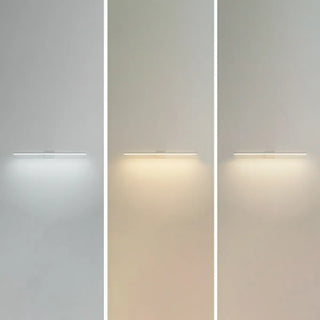 Minimalist White Linear Metal Vanity Light Fixture Zawala Image - 20