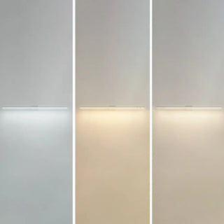 Minimalist White Linear Metal Vanity Light Fixture Zawala Image - 21