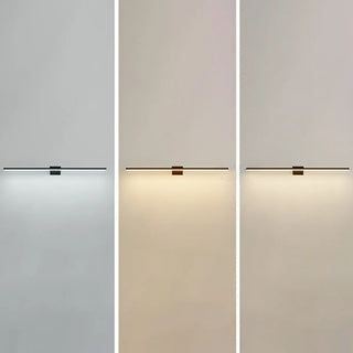 Minimalist White Linear Metal Vanity Light Fixture Zawala Image - 26