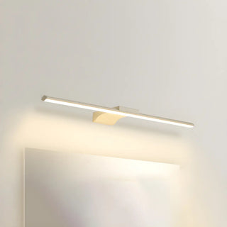 Minimalist White Linear Metal Vanity Light Fixture Zawala Image - 3