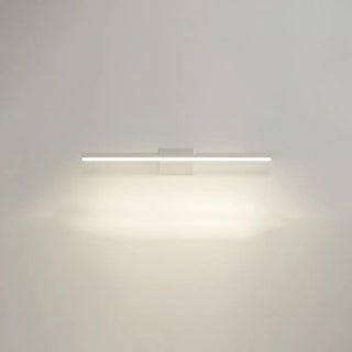 Minimalist White Linear Metal Vanity Light Fixture Zawala Image - 4