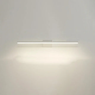 Minimalist White Linear Metal Vanity Light Fixture Zawala Image - 5