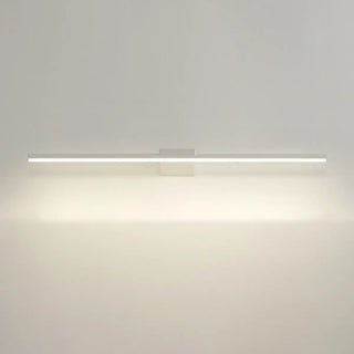 Minimalist White Linear Metal Vanity Light Fixture Zawala Image - 7