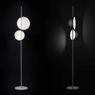Minimalist Modern Double Black Dome Metal Floor Lamp Zawala Image - 5