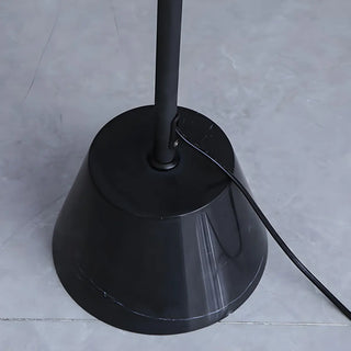 Minimalist Cone Modern Black Curved Floor Lamp Zawala Image - 14
