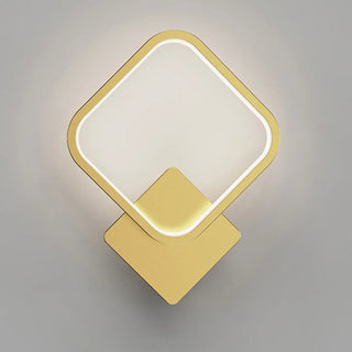ZOWALA - Minimalist Geometric Gold Metal Wall Light Image - 5