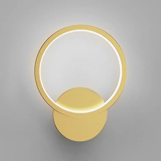 ZOWALA - Minimalist Geometric Gold Metal Wall Light Image - 6