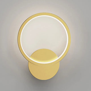 ZOWALA - Minimalist Geometric Gold Metal Wall Light Image - 7