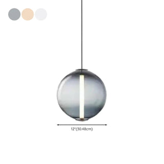 ZOWALA - Modern Dining Room Geometric Clear Glass Pendant Light Image - 15