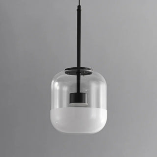 ZOWALA - Minimalist Glass Jar Pendant Light LED Third Gear Dimming Image - 10