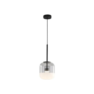 ZOWALA - Minimalist Glass Jar Pendant Light LED Third Gear Dimming Image - 6