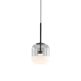 ZOWALA - Minimalist Glass Jar Pendant Light LED Third Gear Dimming Image - 7