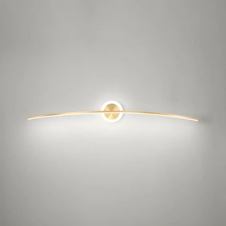 Bathroom Creative Minimalist Curved Strip Vanity Light Zawala Image - 11