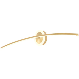 Bathroom Creative Minimalist Curved Strip Vanity Light Zawala Image - 12