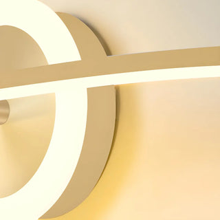 Bathroom Creative Minimalist Curved Strip Vanity Light Zawala Image - 17