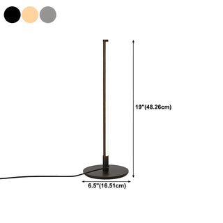 Stylish Minimalist Gold Candle Cordless LED Table Lamp Zawala #size