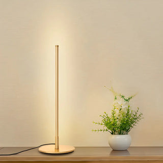 Stylish Minimalist Gold Candle Cordless LED Table Lamp Zawala Image - 3