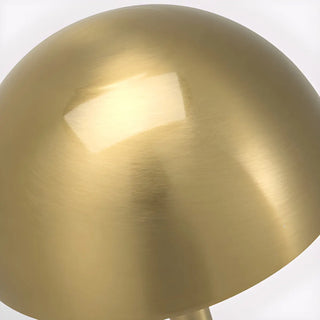 Minimalist Dome Lampshade Gold Metal Modern Table Lamp Zawala Image - 6