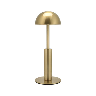 Minimalist Dome Lampshade Gold Metal Modern Table Lamp Zawala Image - 7