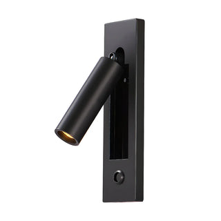 Minimalist Aluminum Rotatable Cylinder Reading Wall Sconce Zawala Image - 11