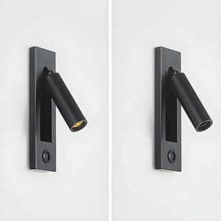 Minimalist Aluminum Rotatable Cylinder Reading Wall Sconce Zawala Image - 18