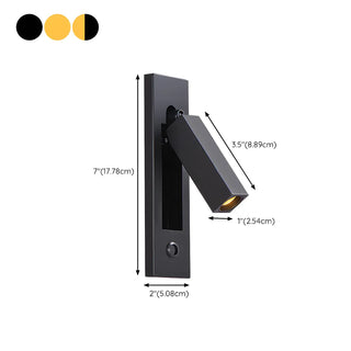 Minimalist Aluminum Rotatable Cylinder Reading Wall Sconce Zawala Image - 28