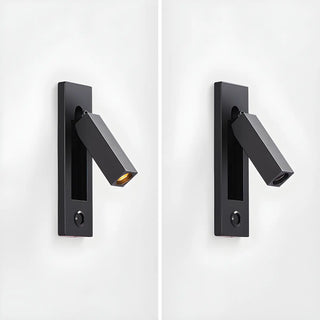 Minimalist Aluminum Rotatable Cylinder Reading Wall Sconce Zawala Image - 3