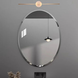 Sleek Minimalist Gold Linear Vanity Wall Light Zawala Image - 3