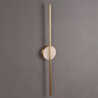 Sleek Minimalist Gold Linear Vanity Wall Light Zawala Image - 7