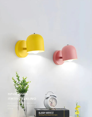 Kids’ Room Minimalist Colorful Dome Wall Sconce Set Zawala Image - 2