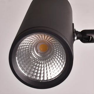 Minimalist Black LED Bulb Cylindrical Floor Lamp Zawala Image - 8