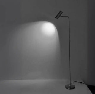 Minimalist Black LED Bulb Cylindrical Floor Lamp Zawala Image - 6