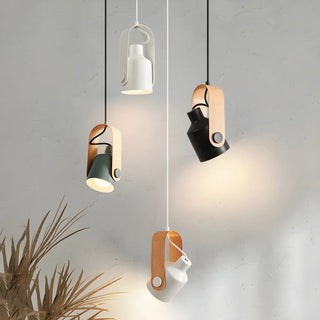 Nordic Minimalist Kettle Metal Bedroom Pendant Light Zawala Image - 1